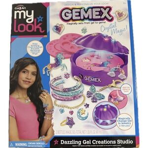 Cra-Z-Art Gemex Dazzling‎ Gel Creations Studio Crystal Magic Kids' Craft Kit